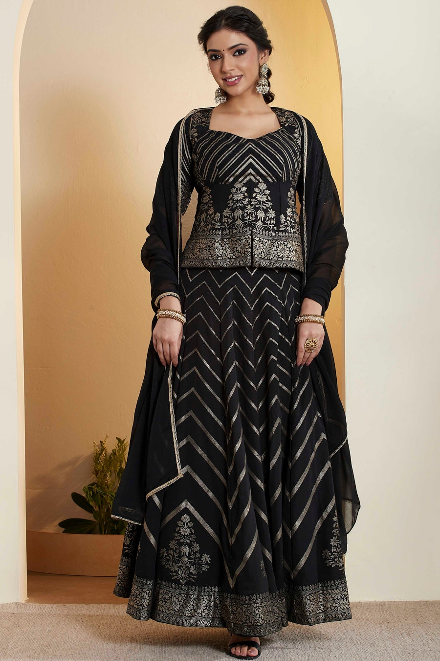 Black Lehenga