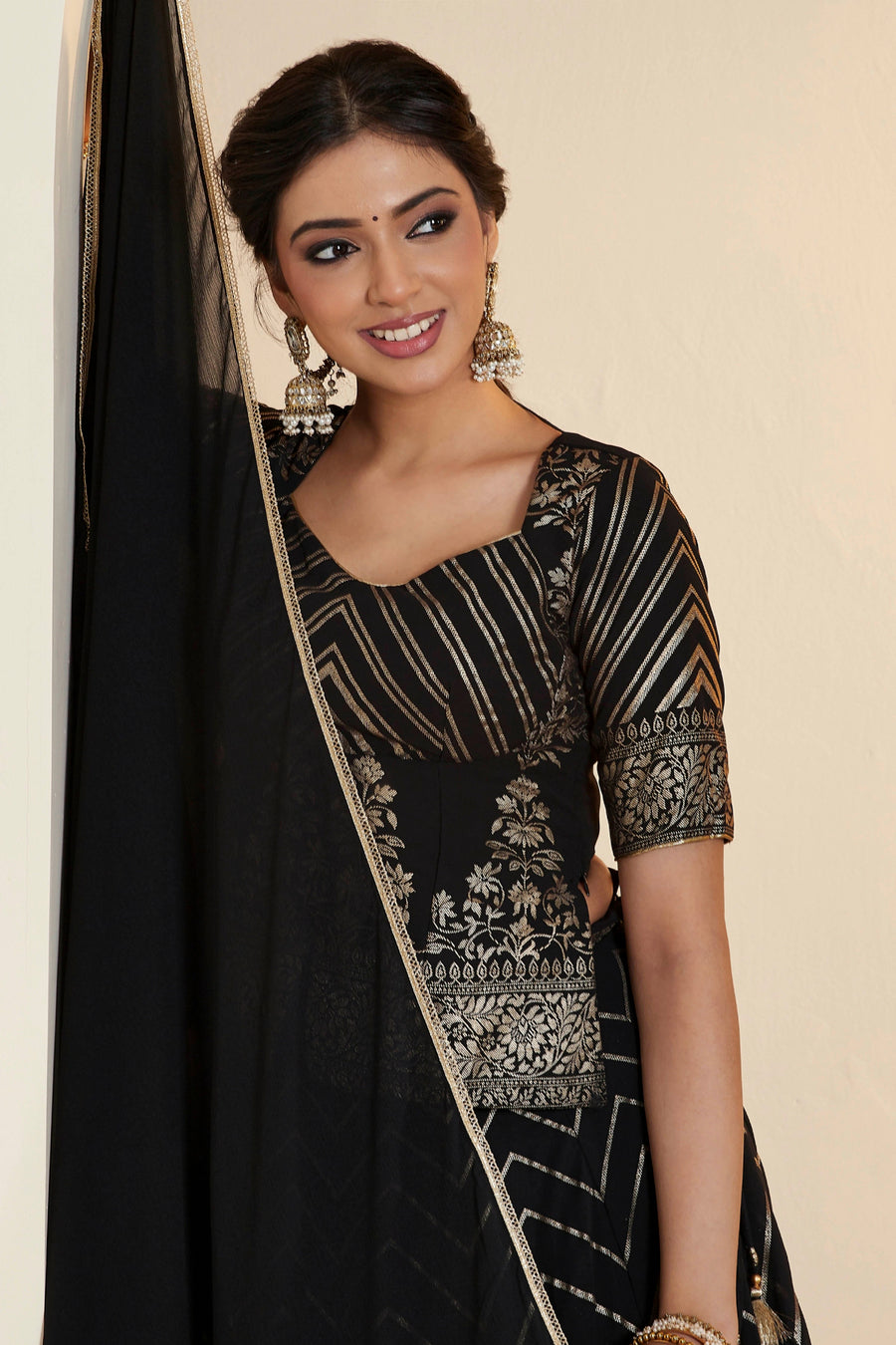 Black Lehenga