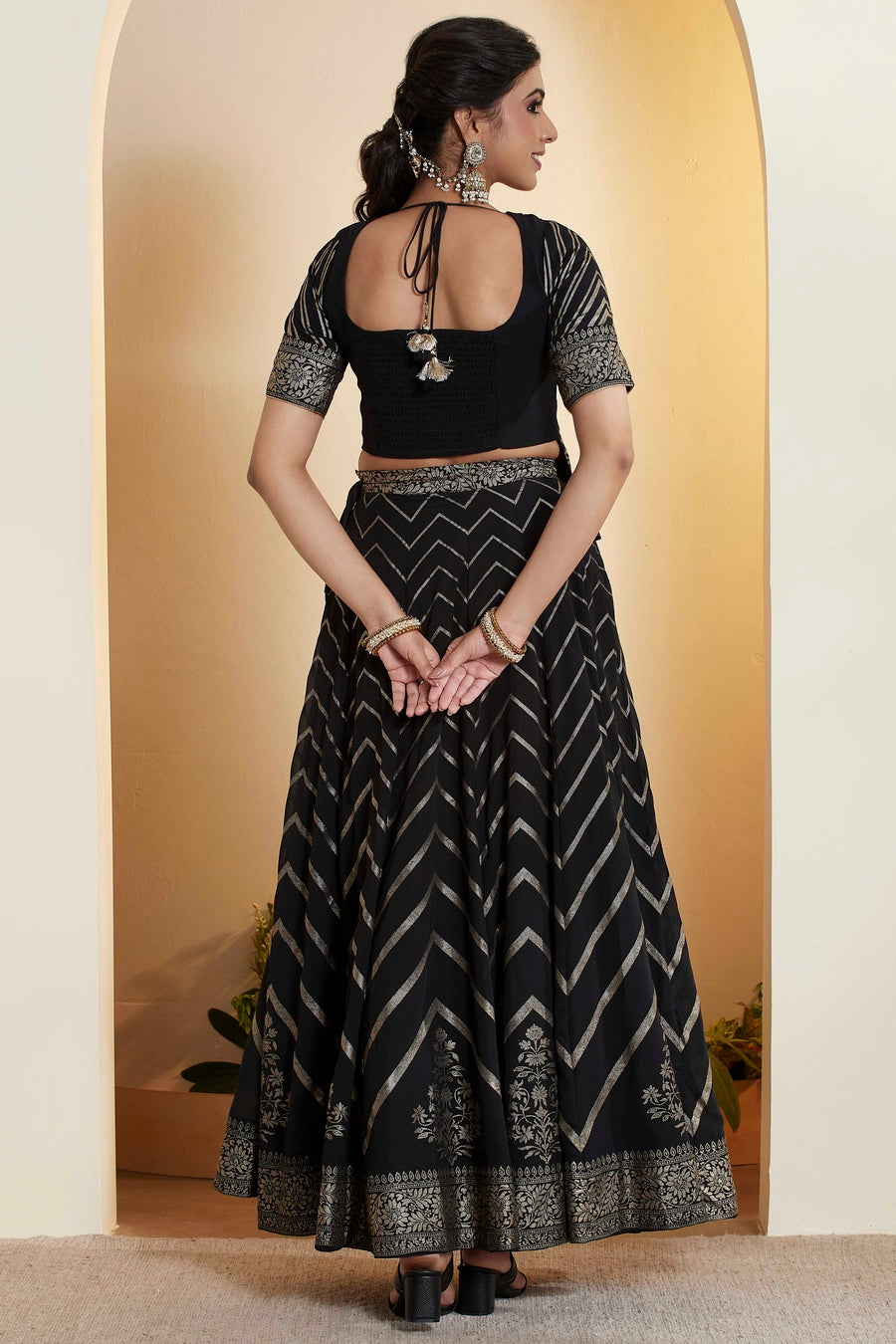 Black Lehenga