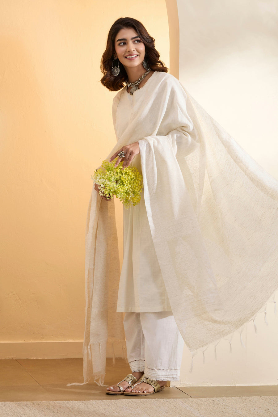 Off White Dupatta