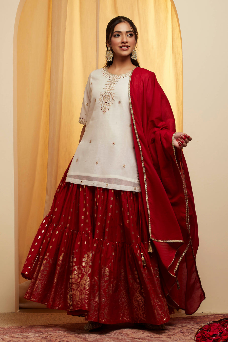 Red Lehenga Set