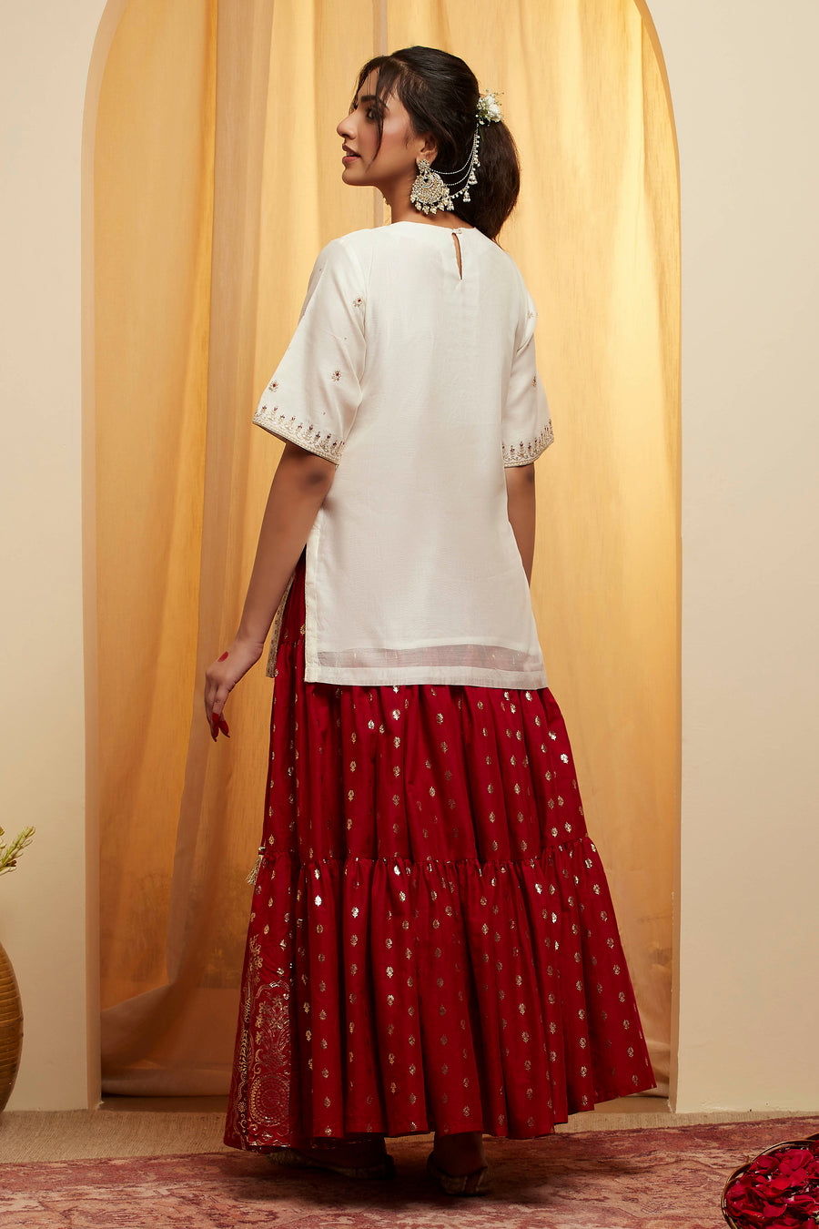 Red Lehenga Set