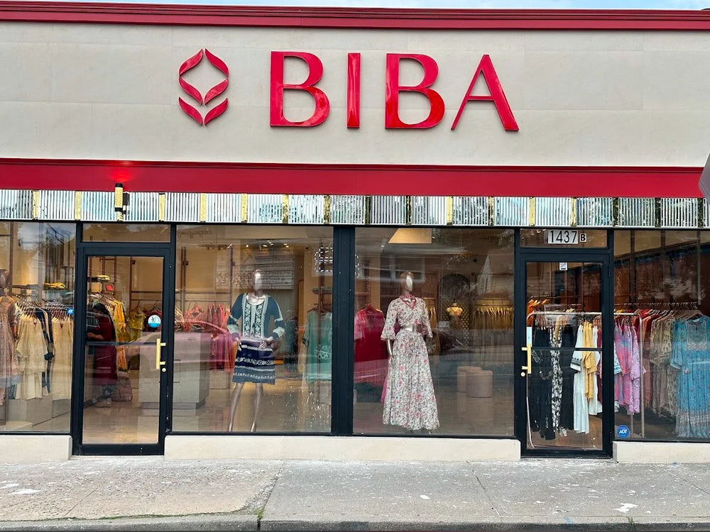 BIBA store front at 1437 Oak Tree Road, Iselin, New Jersey