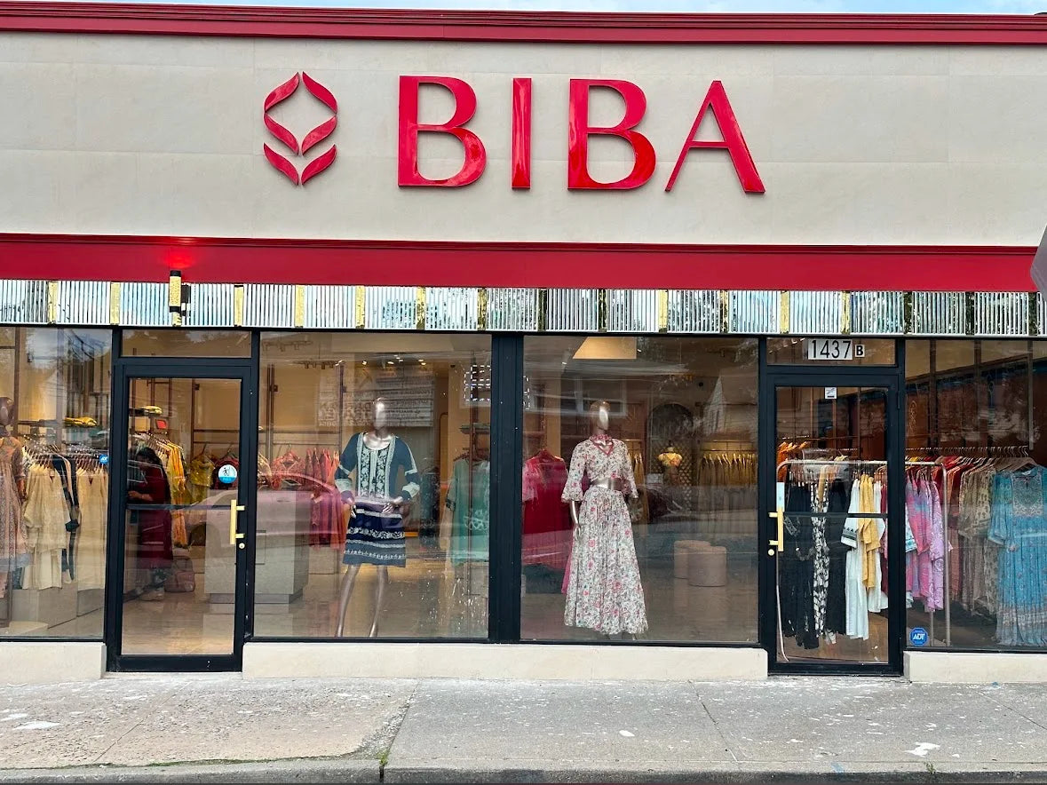 BIBA store front at 1437 Oak Tree Road, Iselin, New Jersey