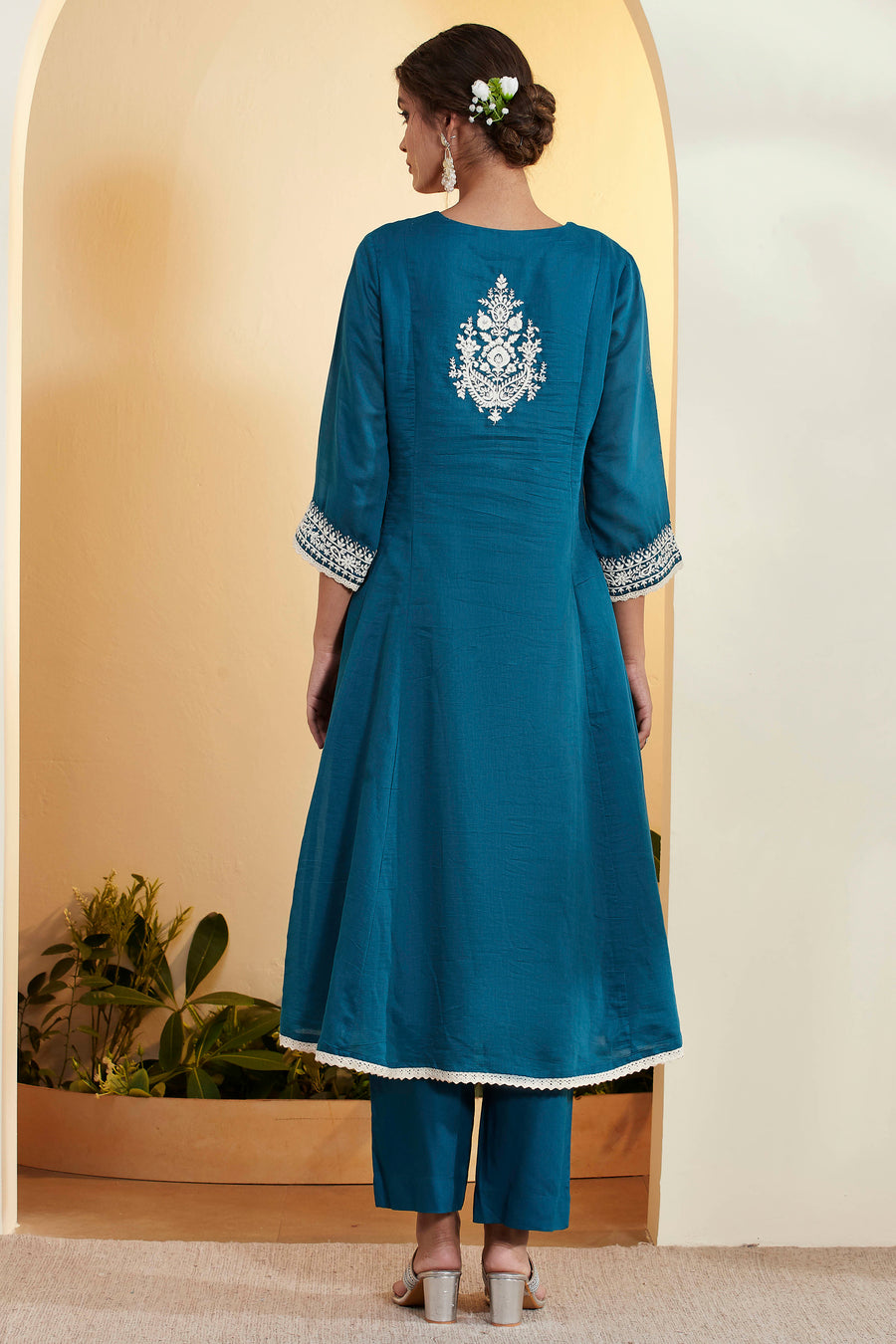 Teal Kurta Set