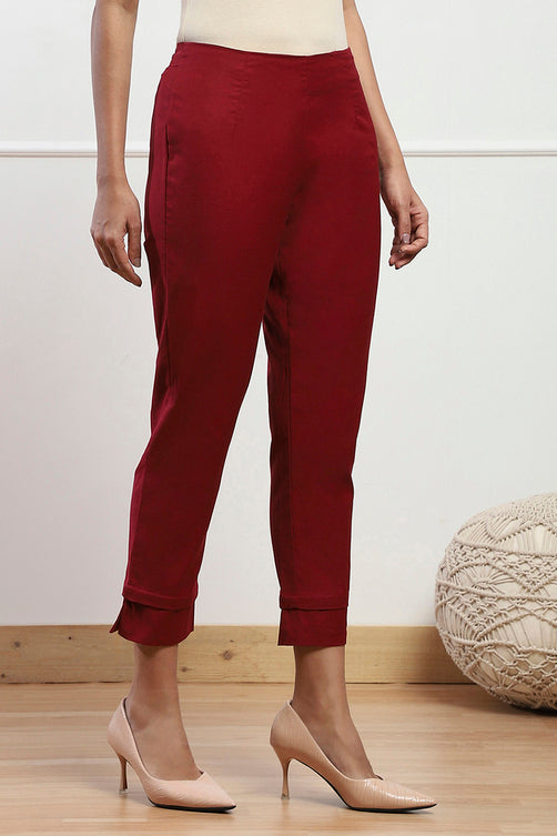 Towny Port Cotton Blend Narrow Pants