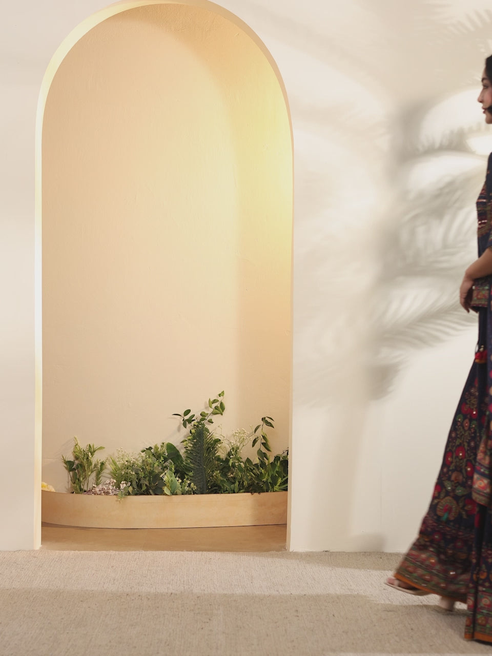 Blue Multicolor Floral Printed Lehenga Choli Set